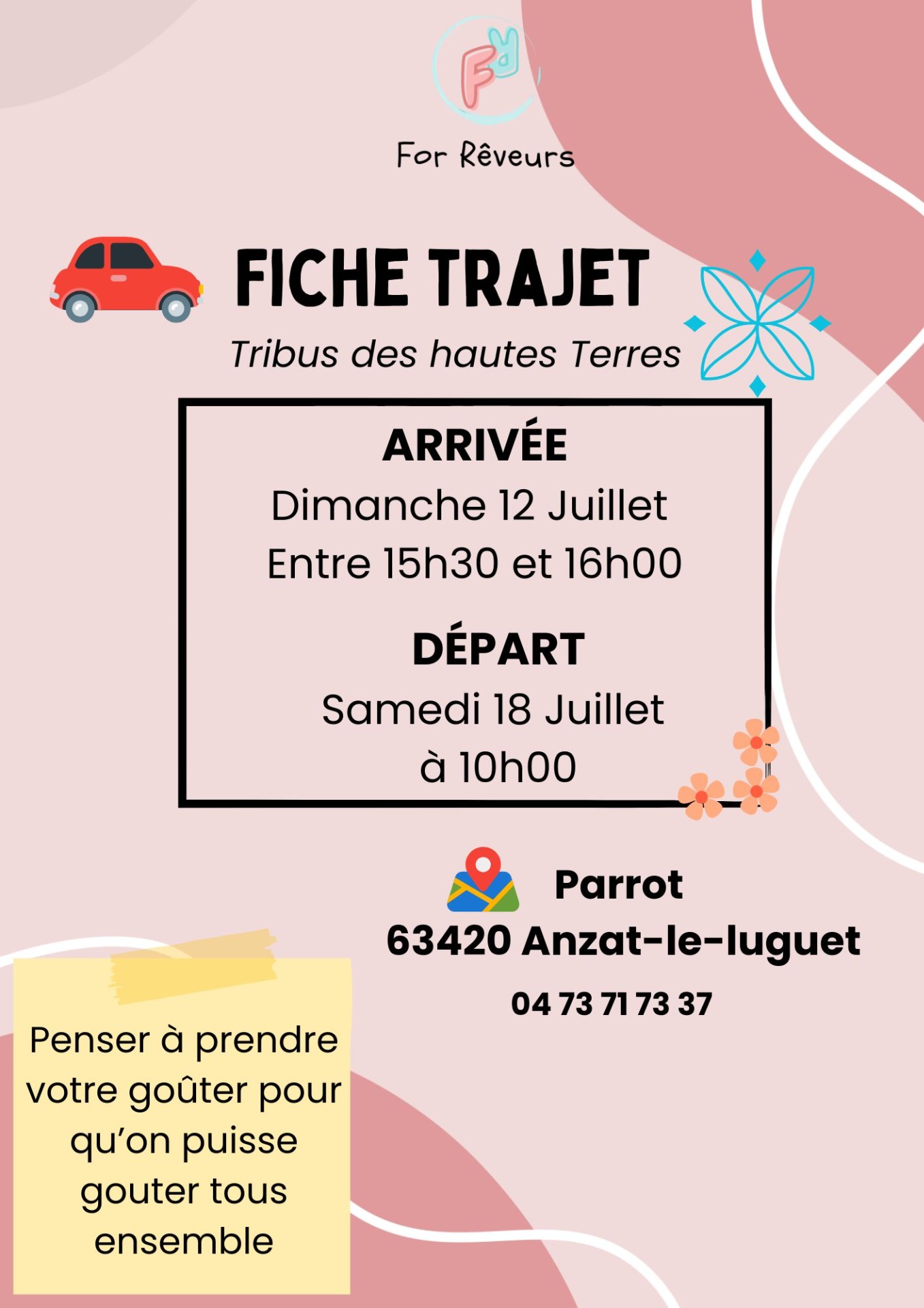 Fiche trajet - TRIBUS DES HAUTES-TERRES